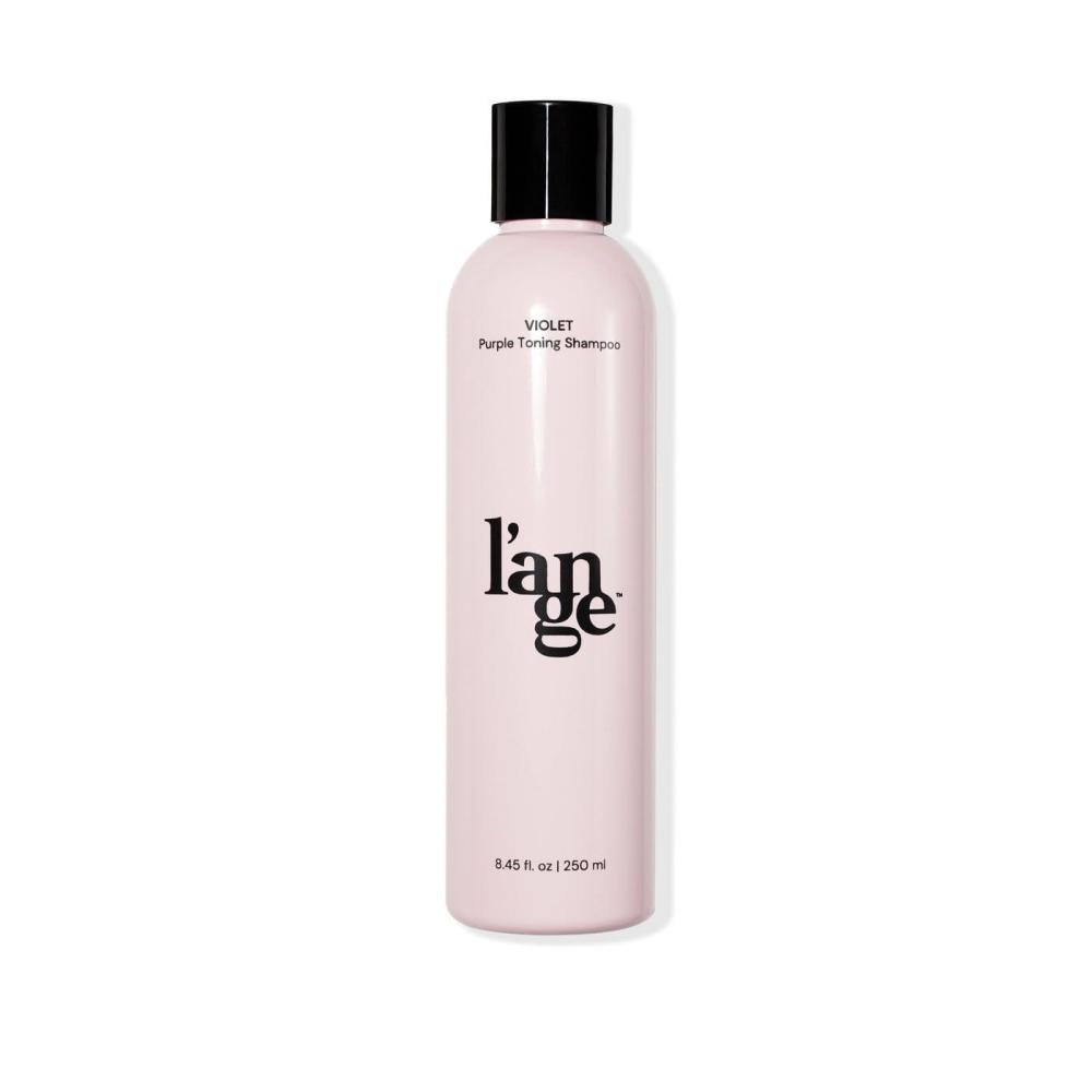 imageLANGE HAIR Violet Purple Toning Shampoo  Restores Hair Color  Tone Correcting Shampoo  Removes Yellow Orange and Brassy Tone  UV Protection Shampoos  All Hair Types