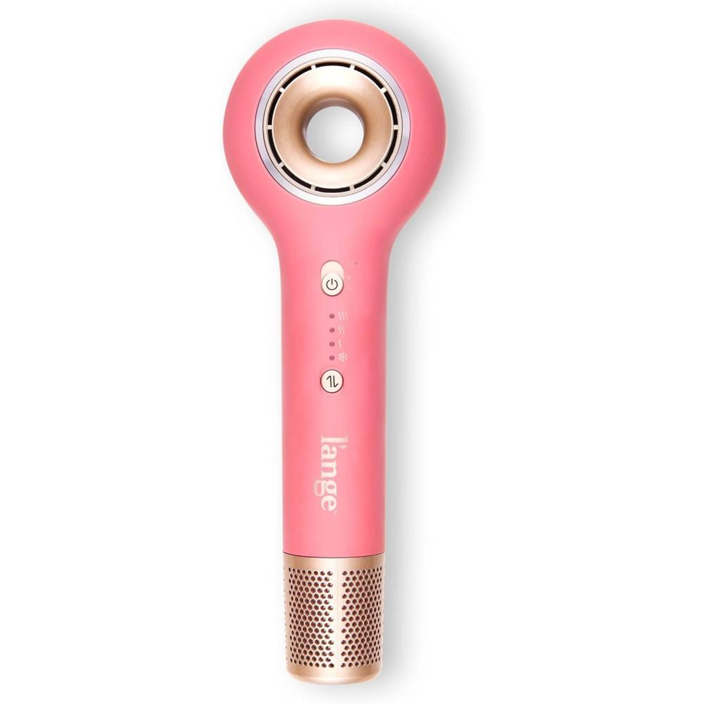 imageLANGE HAIR Axia HaloRing Hair Dryer  FastDrying Ionic Blow Dryer for Smooth FrizzFree Finish  Professional HighSpeed Brushless Motor with 4 Heat Settings BlackRose Gold