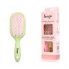 imageLANGE HAIR Detangling Vented Brush  Flexible Bristles for Wet or Dry Hair  Gentle Glide to Reduce Breakage  Ergonomic Shower Brush  Great for All Hair Types amp Sensitive Scalps YellowGreen