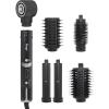 imageLANGE HAIR TurboStyle AllinOne Air Styling amp Drying System  5in1 Attachments with AutoWrap Curlers amp Volumizing Brush  FastDrying Brushless Motor Dryer  Dual Voltage  All Hair Types BlackBlack
