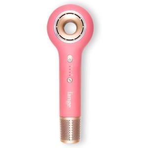 L’ANGE HAIR Axia HaloRing Hair Dryer | Fast-Drying Ionic Blow Dryer for Smooth, Frizz-Free Finish | Professional High-Speed Brushless Motor with 4 Heat Settings (Black)(Rose Gold)