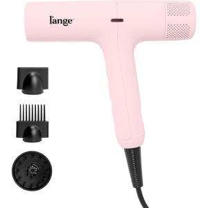 L’ANGE HAIR HauteAir Digital Professional Hair Dryer | LED Display for Precision Heat Control | Fast-Dry Brushless Motor with Cool Shot | Negative Ion Technology | Lightweight & Self-Cleaning (Black)(Blush)