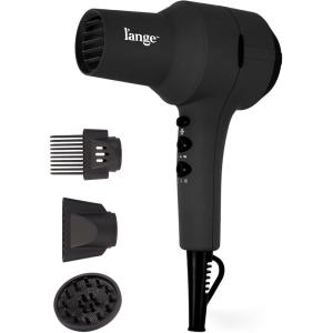 L’ANGE HAIR PowerStyle Ionic Turbo Hair Dryer | 1875W Fast Drying & Precision Styling for Long-Lasting, Frizz-Free Looks | Advanced Ionic Technology Smooths & Shines Hair (Black)(Black)