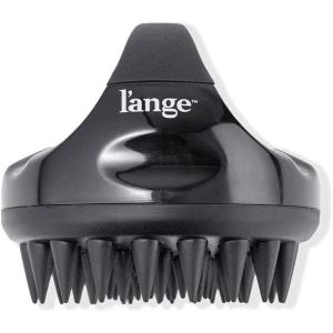 L’ANGE HAIR Scalp Saveur Hair Shampoo Brush | Wet Hair Brush & Dry Hair Brush Use | Scalp Massager Exfoliating Shower Brush | Best Silicone Hair Scrubber Brushes Men Women, Black, 1.0 Count (2370)