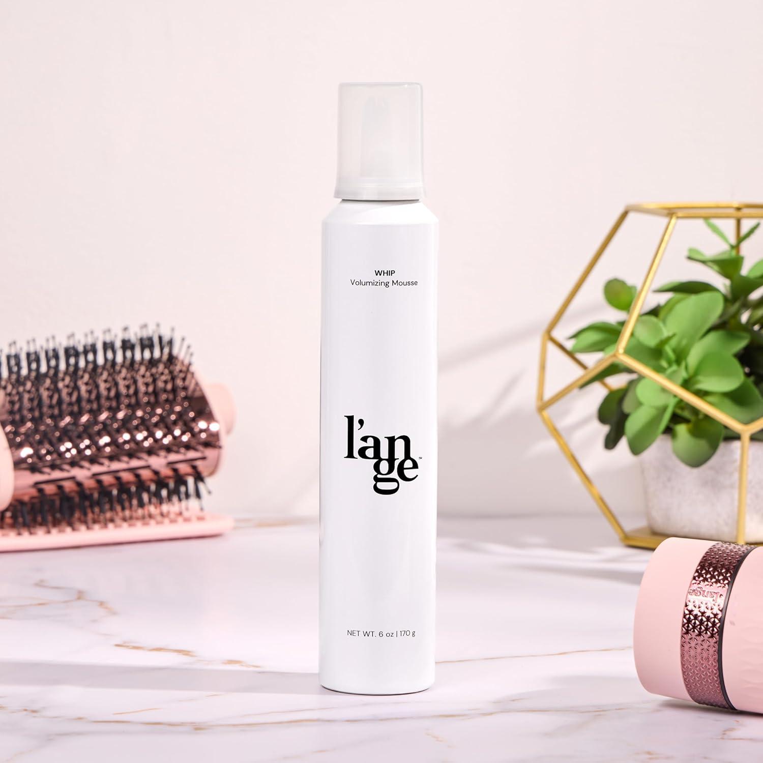 imageLANGE HAIR Whip Volumizing Mousse  Big Hair Thickening Foam  Professional Texturizing Formula for Volume and Shine Suitable for All Hair Types
