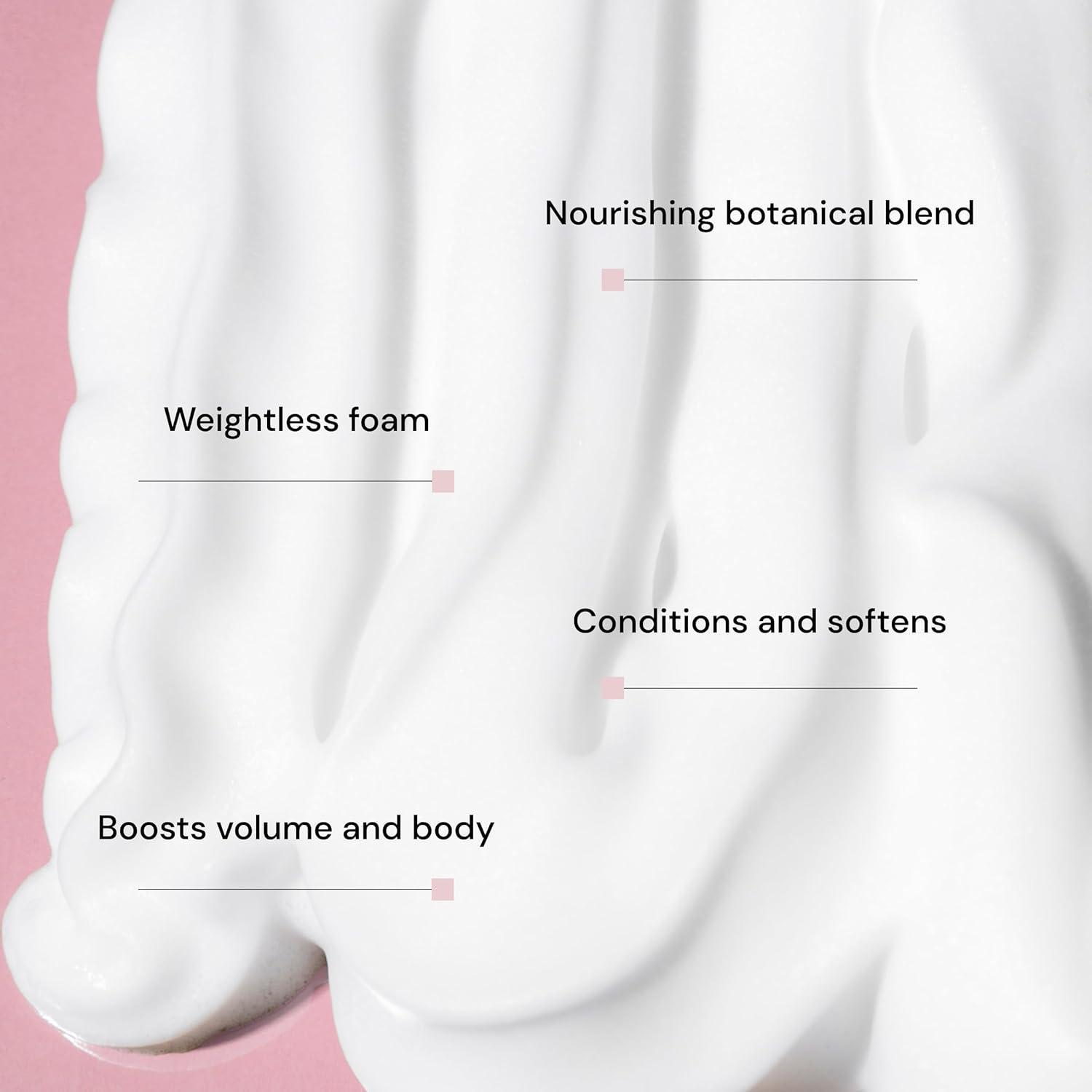 imageLANGE HAIR Whip Volumizing Mousse  Big Hair Thickening Foam  Professional Texturizing Formula for Volume and Shine Suitable for All Hair Types