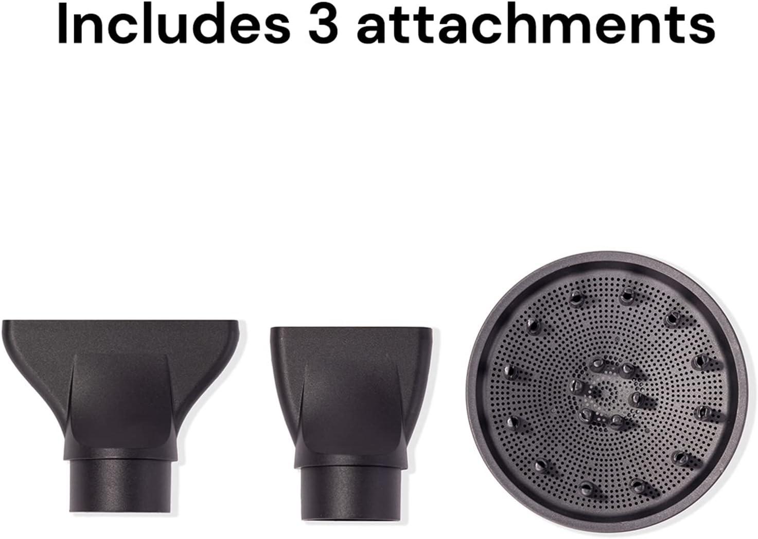 imageLANGE HAIR Le Styliste Luxury Hair Dryer  Quiet Brushless Blow Dryer with Diffuser  1875 Watts for 4X Faster Drying  Hairdryer with 3 Heat amp Speed Settings  Best Hair Dryers for BlowoutsBlack