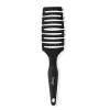 imageLANGE HAIR Siena Curved Vented Hair Brush  Detangling Brush with Nylon Bristles  Best for Tangles and Knots  Ideal for Men and Women  Flexible Design for Airflow BlackBlack