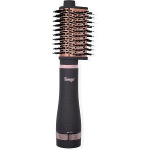 L’ANGE HAIR Multi-Volume Series Blow Dryer Brush | Interchangeable Hair Dryer Brush with Ionic Titanium Barrel for Smooth, Voluminous Styling | Blush – Oval 60mm(Black)