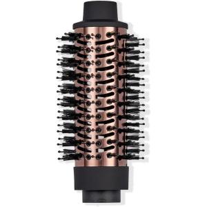 L’ANGE HAIR Multi-Volume Series Blow Dryer Brush | Interchangeable Hair Dryer Brush with Ionic Titanium Barrel for Smooth, Voluminous Styling | Blush – Oval 60mm(Attachment – Black – Round 43mm)