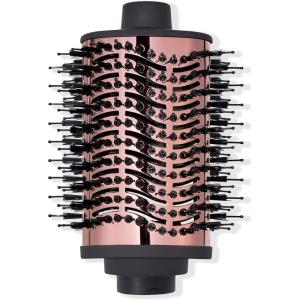 L’ANGE HAIR Multi-Volume Series Blow Dryer Brush | Interchangeable Hair Dryer Brush with Ionic Titanium Barrel for Smooth, Voluminous Styling | Blush – Oval 60mm(Attachment – Black – Oval 75mm)