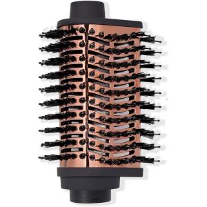 L’ANGE HAIR Multi-Volume Series Blow Dryer Brush | Interchangeable Hair Dryer Brush with Ionic Titanium Barrel for Smooth, Voluminous Styling | Blush – Oval 60mm(Attachment – Black – Teardrop 60mm)