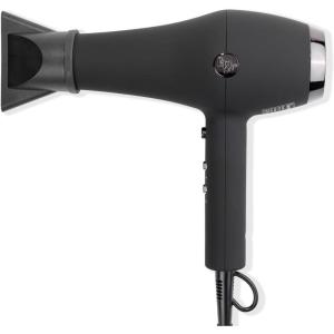 L’ANGE HAIR Soleil Professional Hair Dryer | 3 Heat Settings & 2 Airflow Settings | Cool Shot Locks-in Style | Professional Length Cord | Best Lightweight Hair for Smooth Blowouts (Black)(Black)