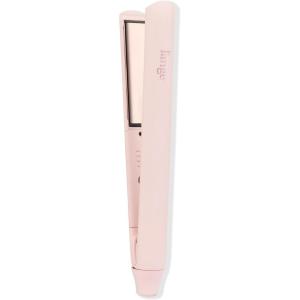 L’ANGE HAIR Straight Forward Titanium Flat Iron – 1” Floating Plates | Dual Voltage | 360° Swivel Cord | Auto Shut-Off | Safety Cool Tips | Ideal for Straightening, Curling, and Waving (Blush)(Blush)