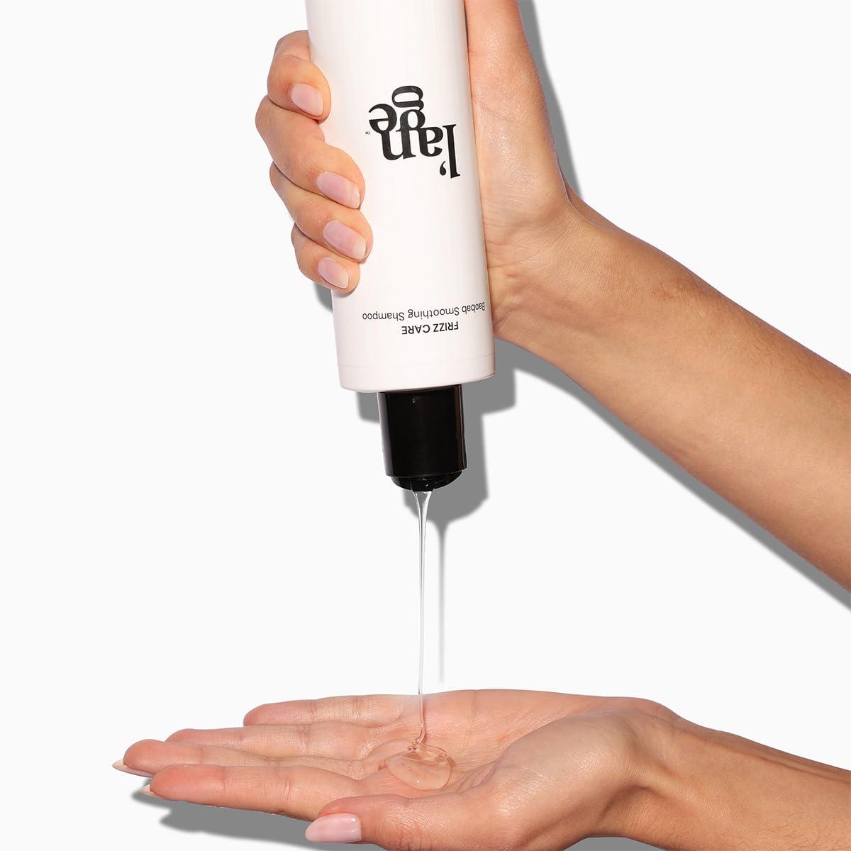 imageLANGE HAIR Frizz Care Baobab Smoothing Shampoo  Increase Elasticity  Prevents Split Ends  Smooths Strands  Reduce Frizz  ParabenFree Formula Enriched with Organic Baobab Oil