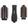 imageLANGE HAIR Le Volume Play Interchangeable 2in1 Titanium Brush Dryer Black  43mm amp 60mm Hot Air Blow Dryer Brush in One with Oval Barrel  Hair Styler for Smooth FrizzFree Results Black