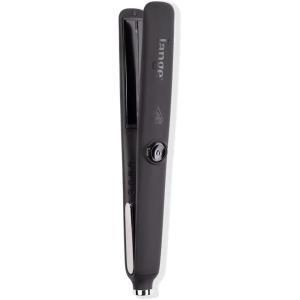 L’ANGE HAIR Le Vapour Infrared Steam Flat Iron Straightener | Professional Curling Best Hot for Straightening & Dual Voltage Travel Black