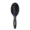 imageLange Beech Wood Oval Brush  Scalp Massager amp Detangling Brush  HeatResistant  Good for All Hair Types  Black